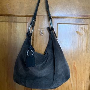 ELLINGTON SUEDE LEATHER HANDBAG